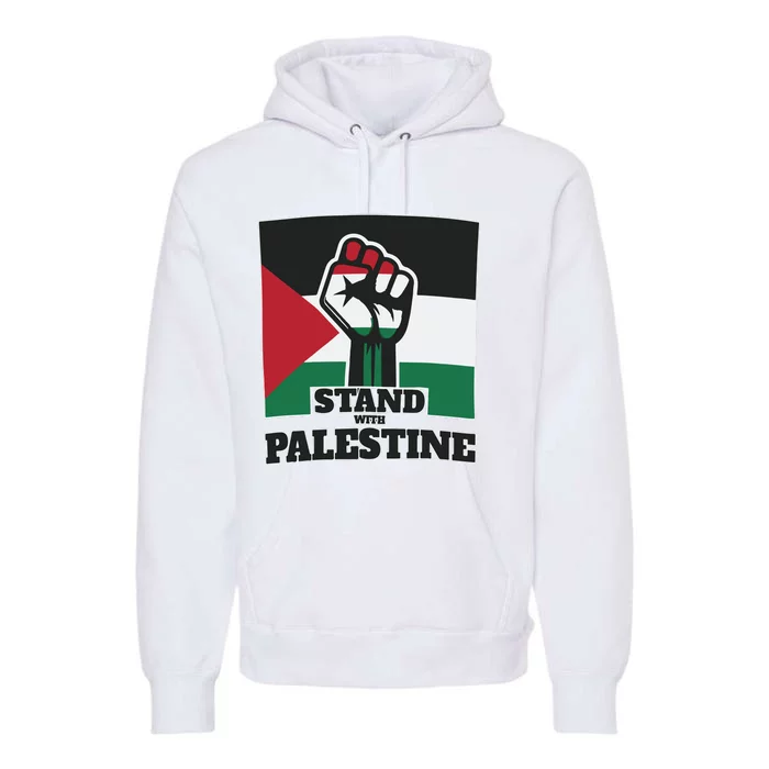 Palestine Stand With Palestine Pray For Palestine Premium Hoodie