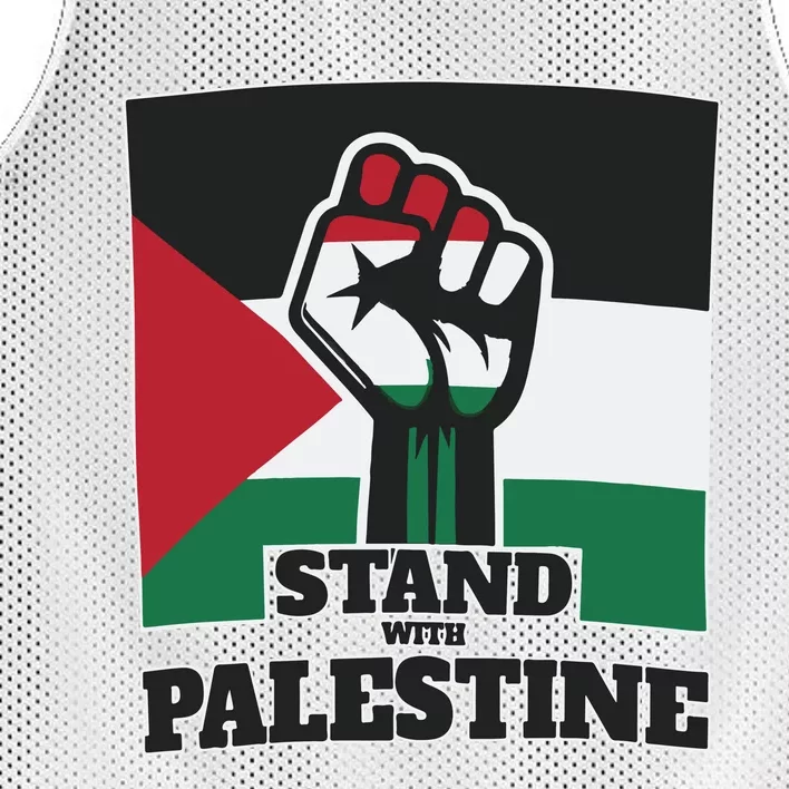 Palestine Stand With Palestine Pray For Palestine Mesh Reversible Basketball Jersey Tank