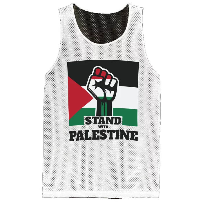 Palestine Stand With Palestine Pray For Palestine Mesh Reversible Basketball Jersey Tank