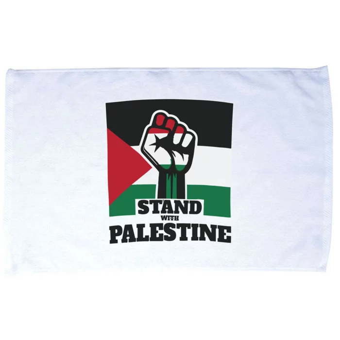 Palestine Stand With Palestine Pray For Palestine Microfiber Hand Towel