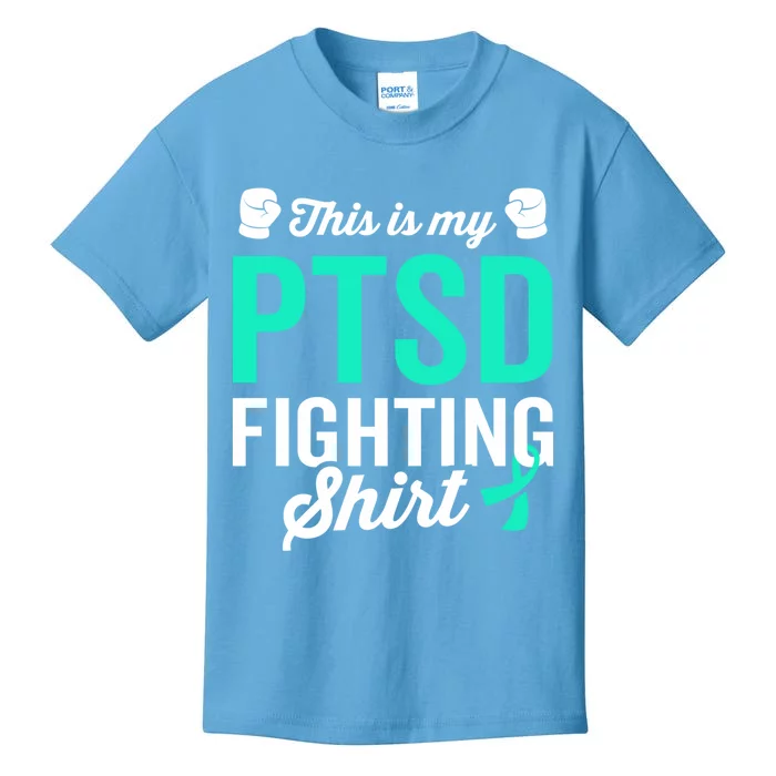 Ptsd Stress Warrior Survivor Awareness Get Well Recovery Funny Gift Kids T-Shirt