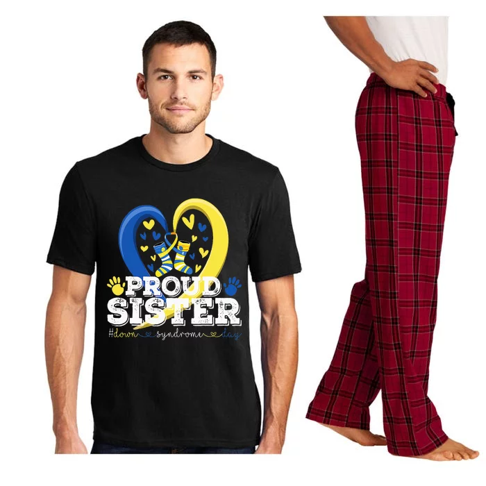 Proud Sister World Down Syndrome Awareness Day Sister 2024 Pajama Set