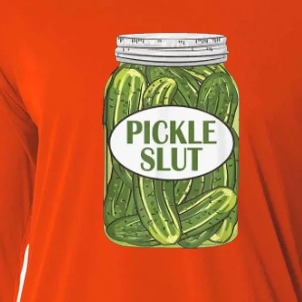 Pickle Slut Who Loves Pickles Cooling Performance Long Sleeve Crew