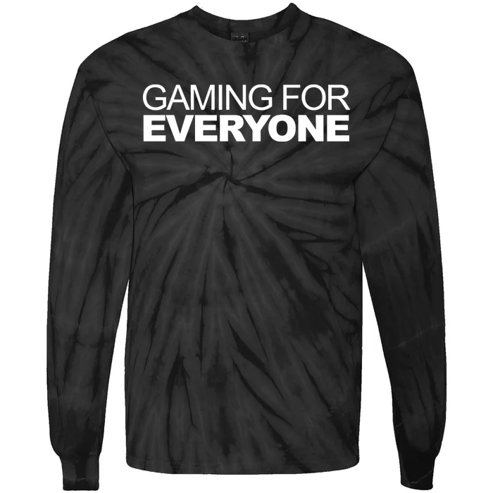 Phil Spencer Wearing Gaming For Everyone Tie-Dye Long Sleeve Shirt