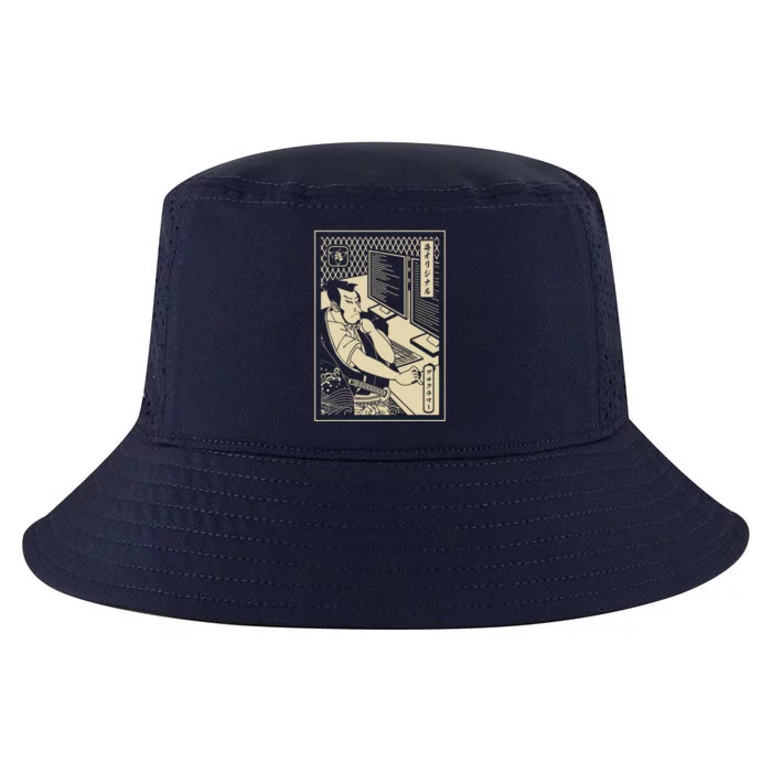 Programmer Samurai Warrior Computer Developer Samurai Cool Comfort Performance Bucket Hat