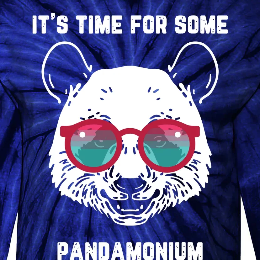 Panda Shirts, Womens Panda Shirts, Men Panda Shirts Tie-Dye Long Sleeve Shirt