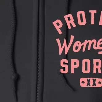 Protect Sports Xx Female Chromosomes Title Ix Full Zip Hoodie