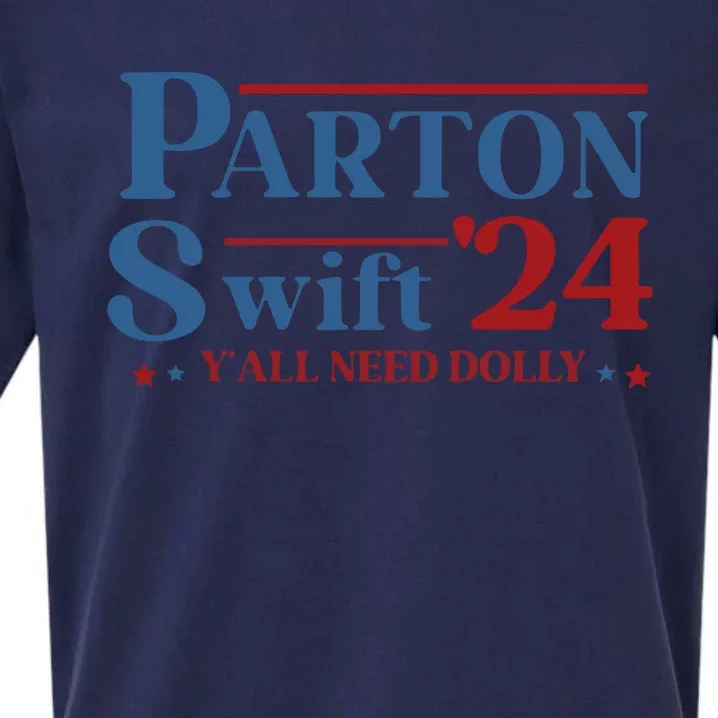 Parton Swift24 Y’All Need Dolly Sueded Cloud Jersey T-Shirt