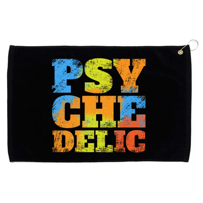 Psychedelic Grommeted Golf Towel