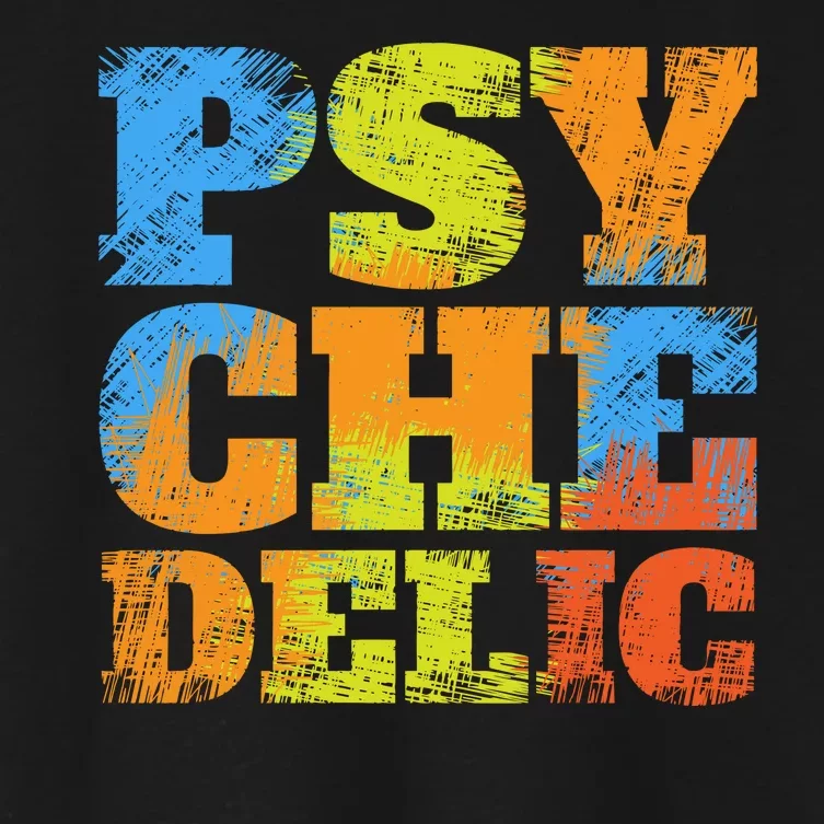 Psychedelic Women's Crop Top Tee