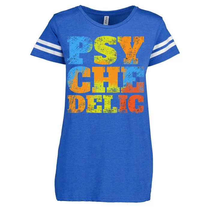 Psychedelic Enza Ladies Jersey Football T-Shirt