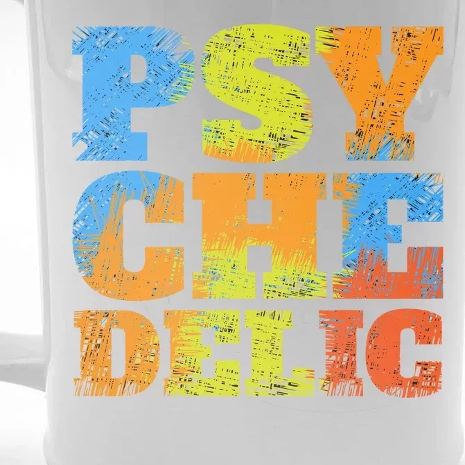 Psychedelic Front & Back Beer Stein