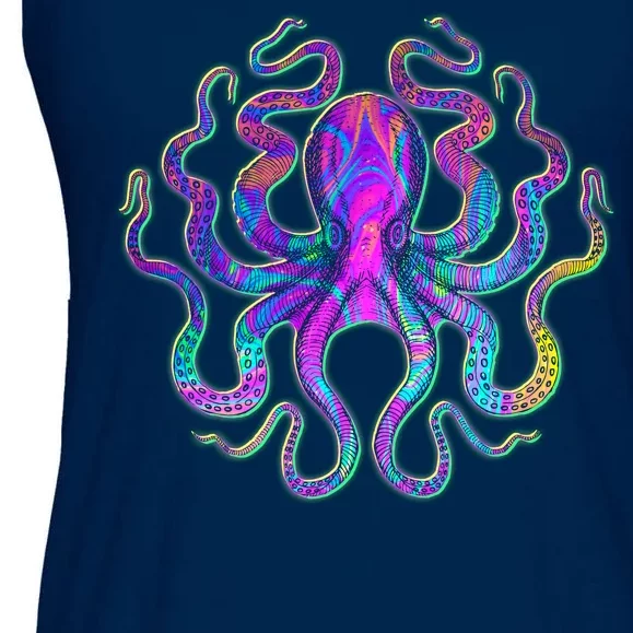 Psychedelic Octopus Ladies Essential Flowy Tank