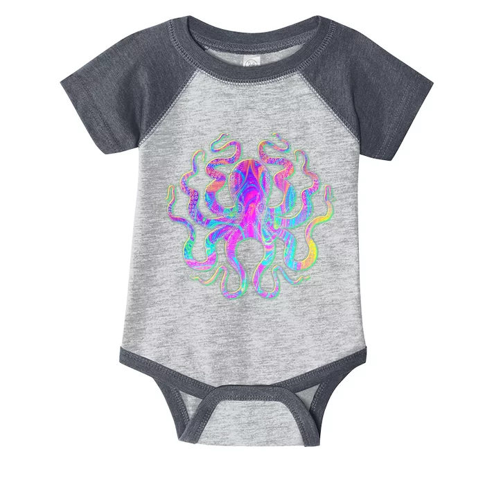 Psychedelic Octopus Infant Baby Jersey Bodysuit