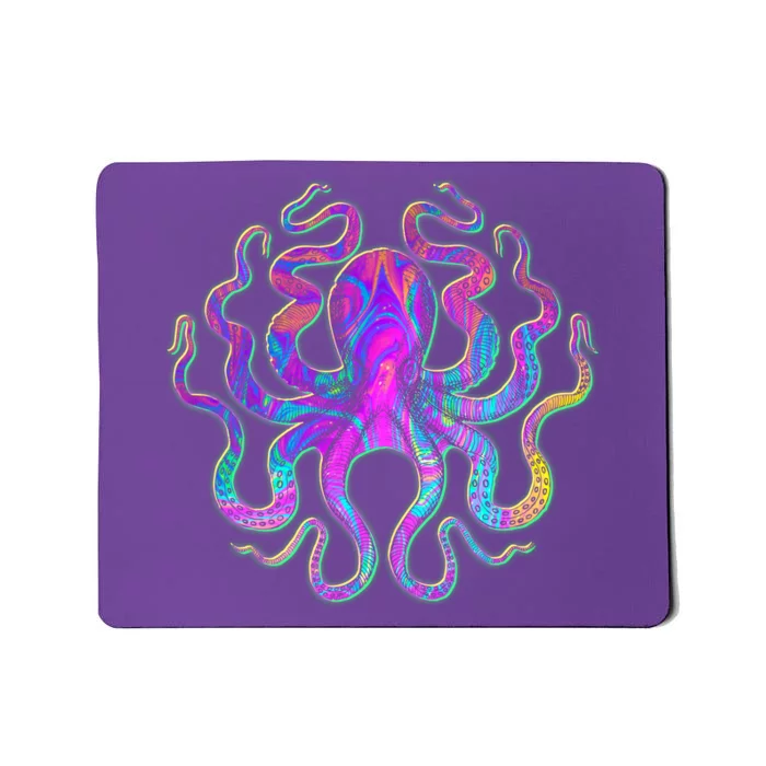 Psychedelic Octopus Mousepad