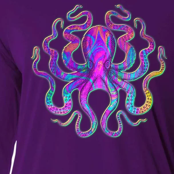 Psychedelic Octopus Cooling Performance Long Sleeve Crew