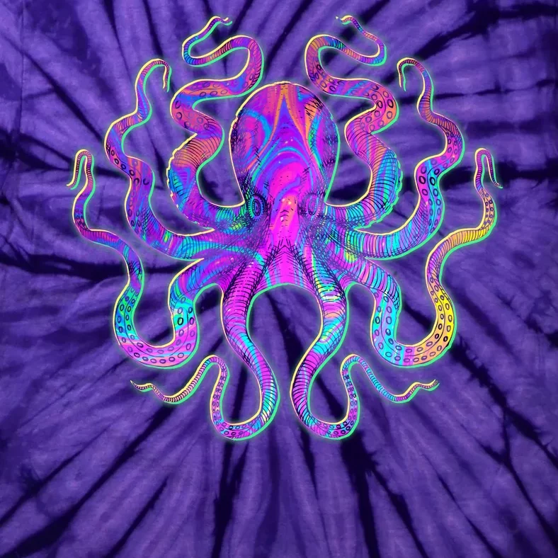 Psychedelic Octopus Tie-Dye T-Shirt