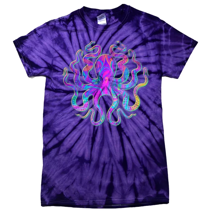 Psychedelic Octopus Tie-Dye T-Shirt