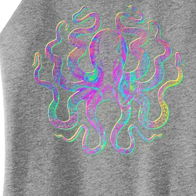 Psychedelic Octopus Women’s Perfect Tri Rocker Tank