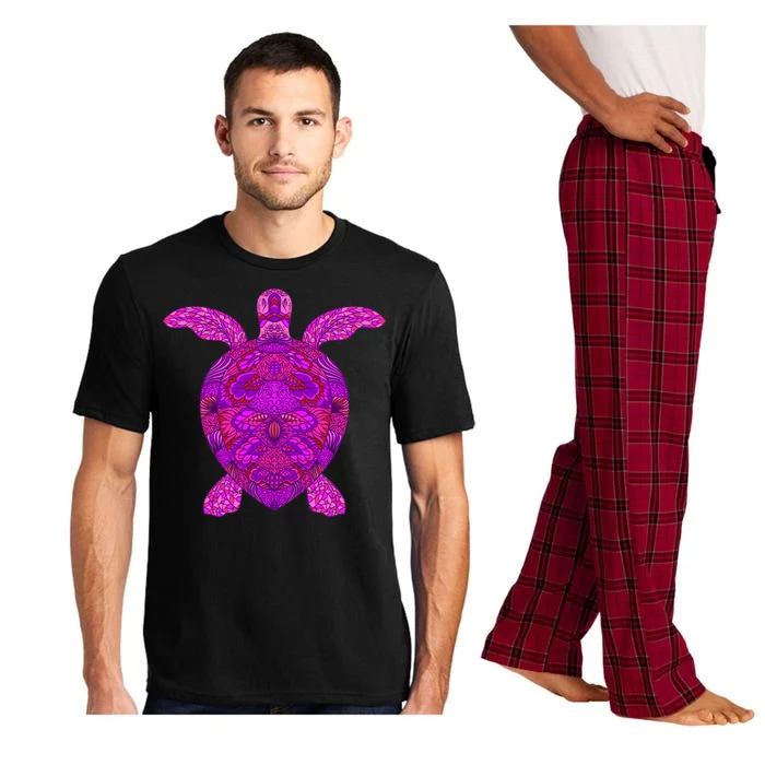 Psychedelic Turtle Pajama Set