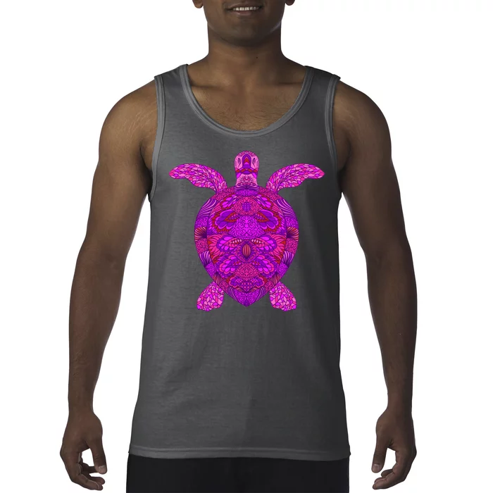 Psychedelic Turtle Tank Top