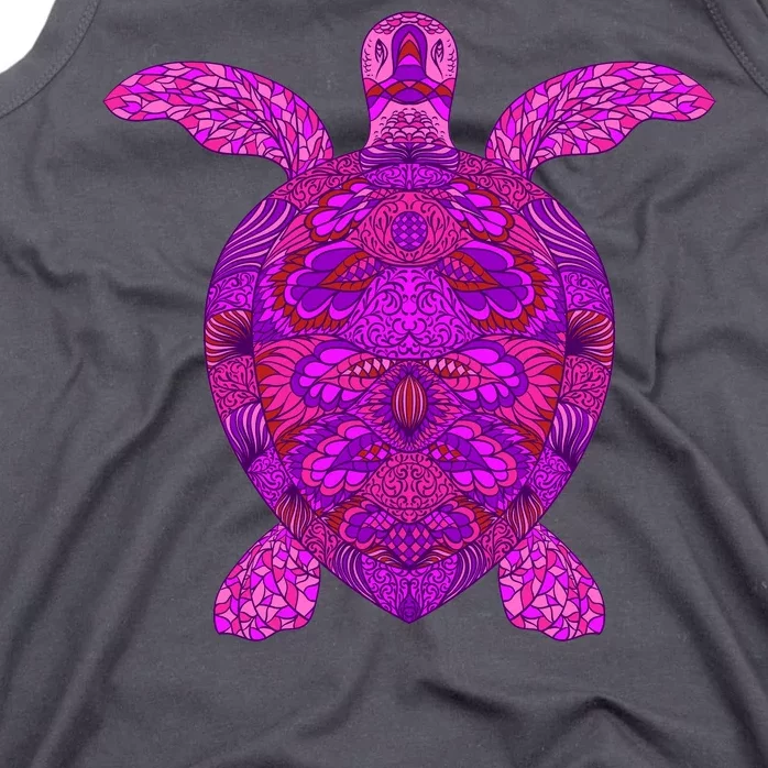 Psychedelic Turtle Tank Top