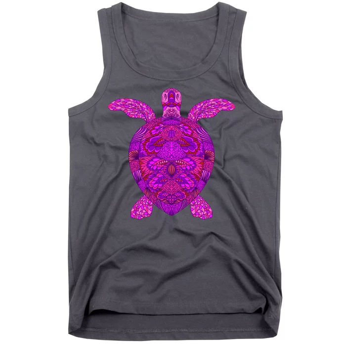 Psychedelic Turtle Tank Top