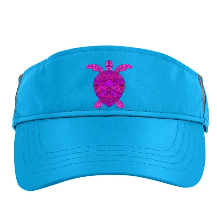 Psychedelic Turtle Adult Drive Performance Visor