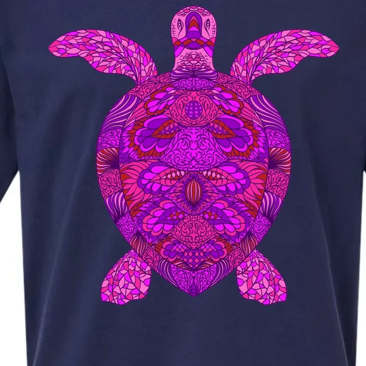 Psychedelic Turtle Sueded Cloud Jersey T-Shirt