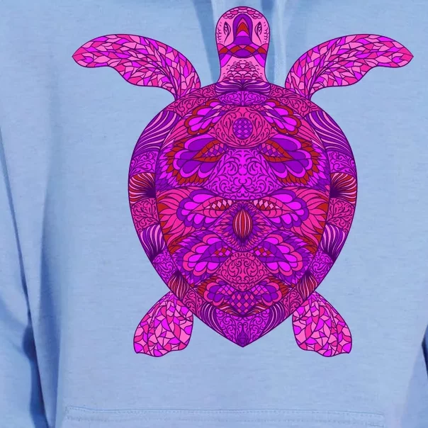 Psychedelic Turtle Unisex Surf Hoodie