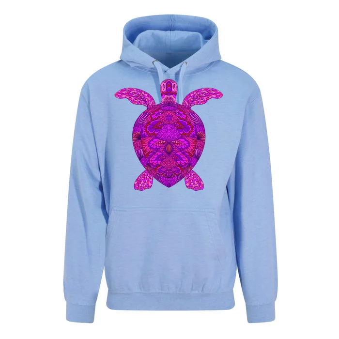 Psychedelic Turtle Unisex Surf Hoodie