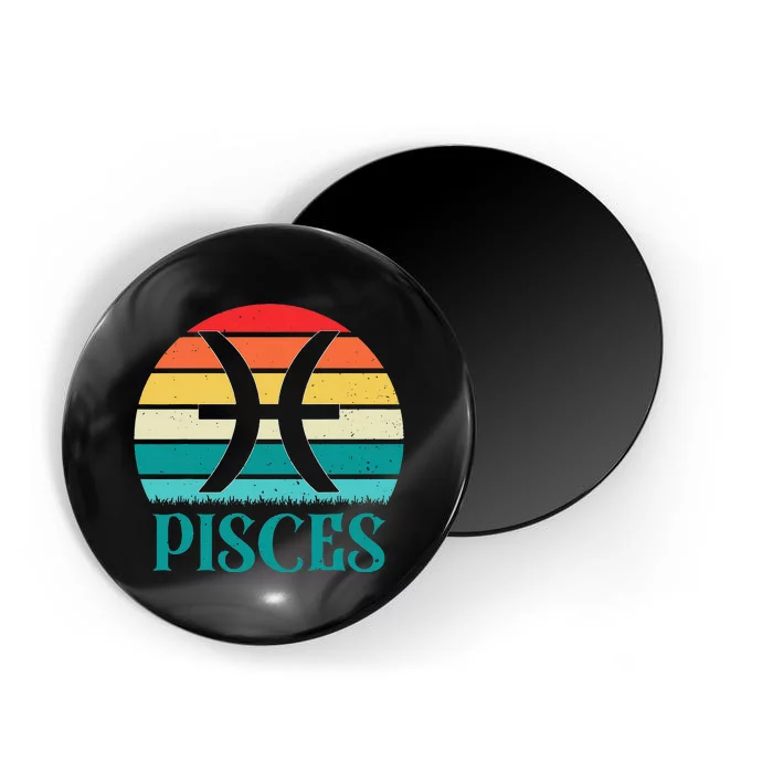 Pisces Sunset Zodiac Magnet