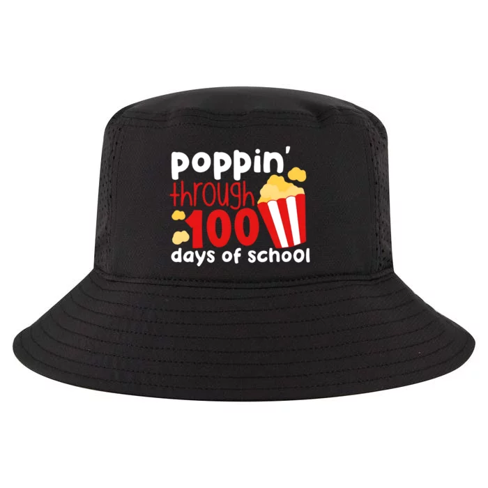 Poppin Through 100 Days Of School Popcorn Cool Comfort Performance Bucket Hat