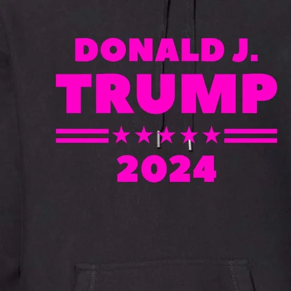 Pro Trump 2024 Pink Premium Hoodie