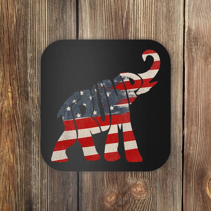 President Trump 2024 Republican Elephant Trump Coaster