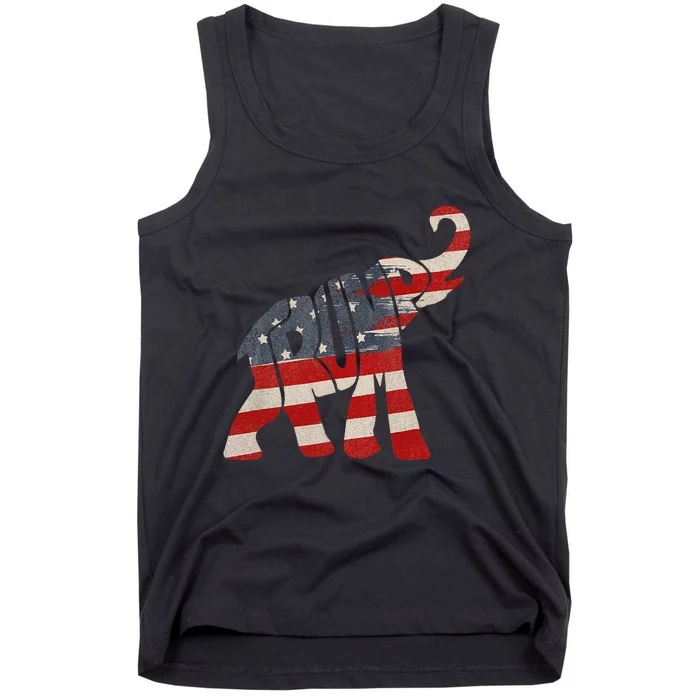 President Trump 2024 Republican Elephant Trump Tank Top