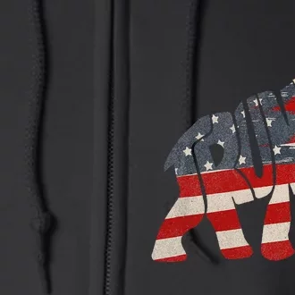 President Trump 2024 Republican Elephant Trump Full Zip Hoodie