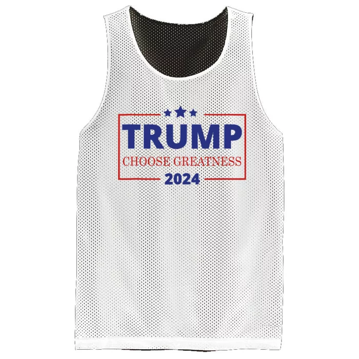 Pro Trump 2024 Campaign Trump For President Vote Greatness Mesh Reversible Basketball Jersey Tank