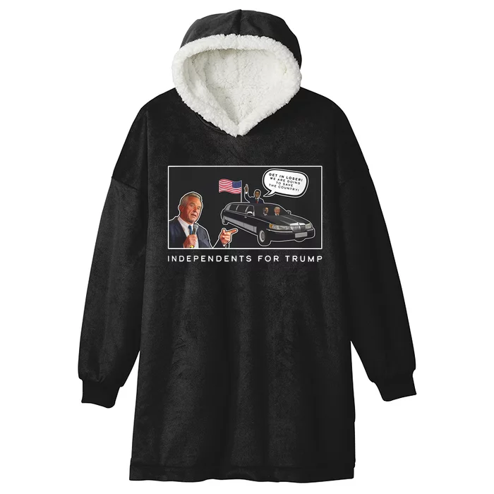 Pro Trump 2024 Hooded Wearable Blanket