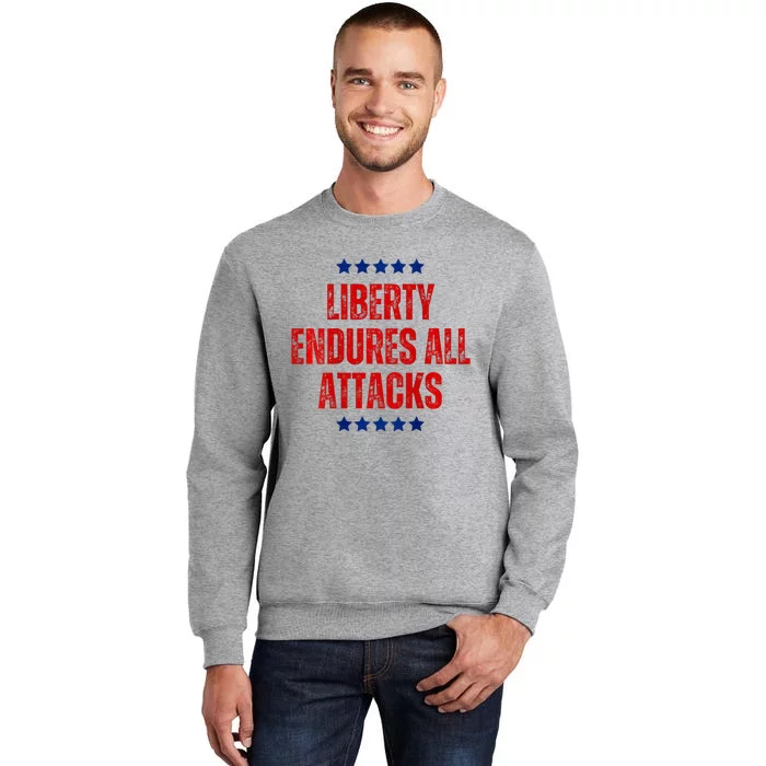 Patriotic Trump 2024 Election Campaign Supporter America Usa Tall Sweatshirt