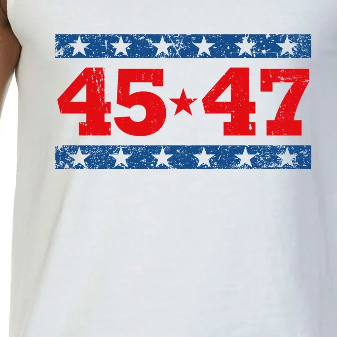 Pro Trump 2024 45th Potus 45=47 Comfort Colors® Tank Top