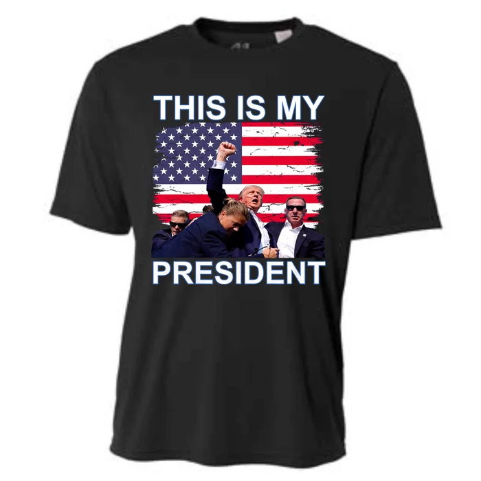 President Trump 2024 This Is My President Cooling Performance Crew T-Shirt