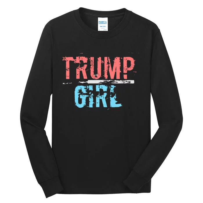 Pro Trump 2024 Election Women For Trump Tall Long Sleeve T-Shirt