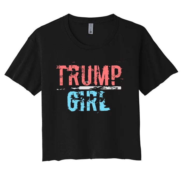 Pro Trump 2024 Election Women For Trump Women's Crop Top Tee