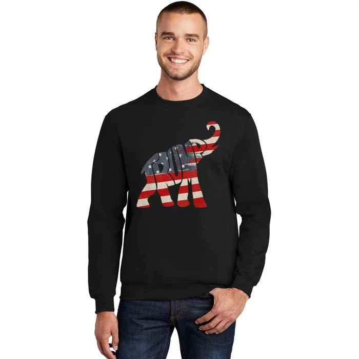 President Trump 2024 Republican Elephant Trump Supporter Sweatshirt