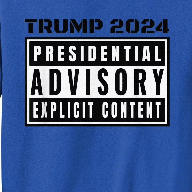 President Trump 2024 Maga Presidential Advisory Sticker Sweatshirt