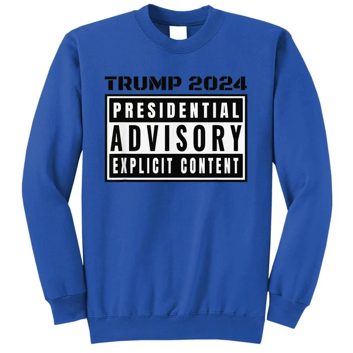 President Trump 2024 Maga Presidential Advisory Sticker Sweatshirt