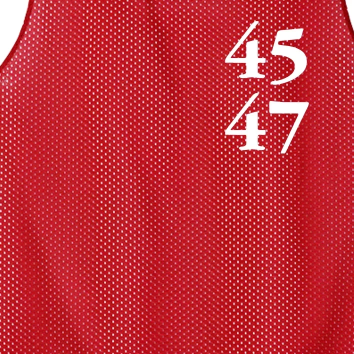 President Trump 45 47 Trump 2024 Election Mesh Reversible Basketball Jersey Tank