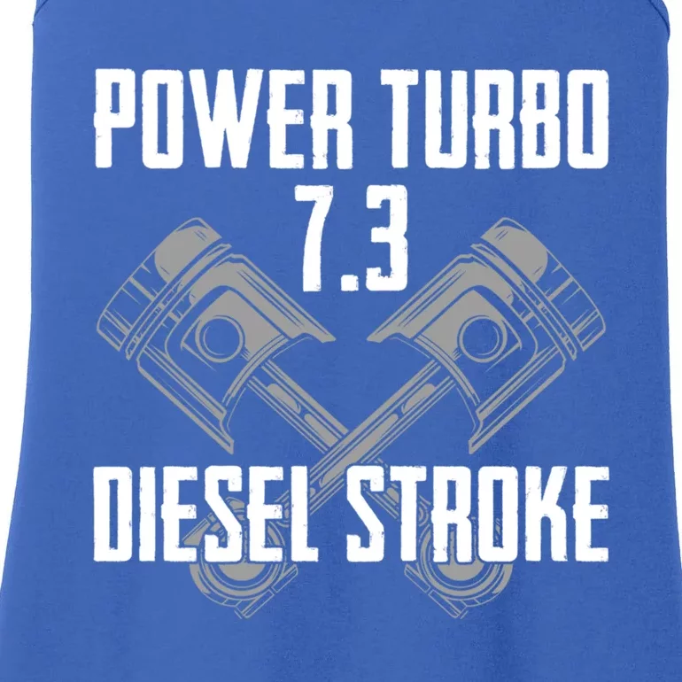 Power Turbo 7 3 Diesel Stroke Cute Gift Ladies Essential Tank