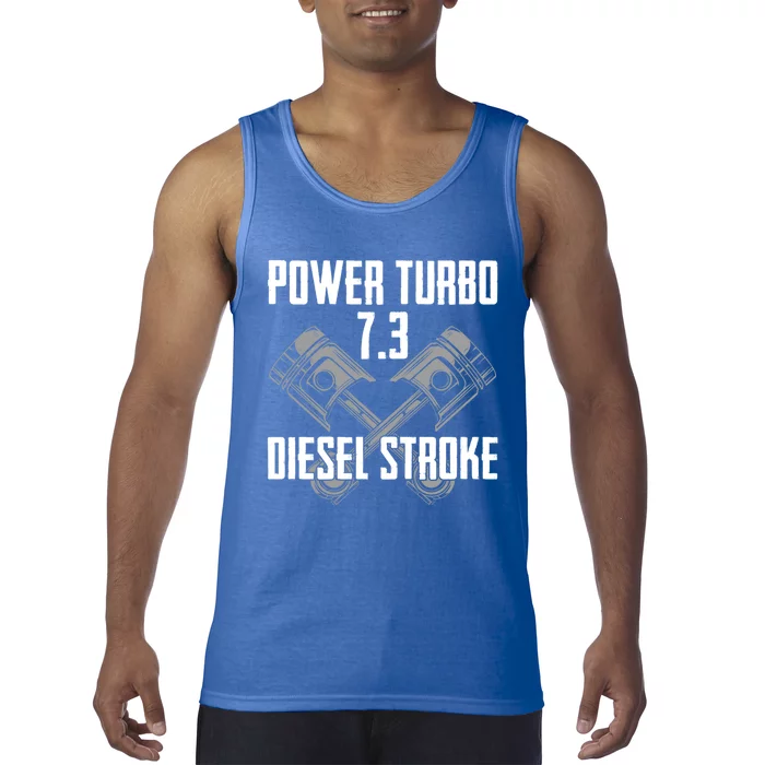 Power Turbo 7 3 Diesel Stroke Cute Gift Tank Top